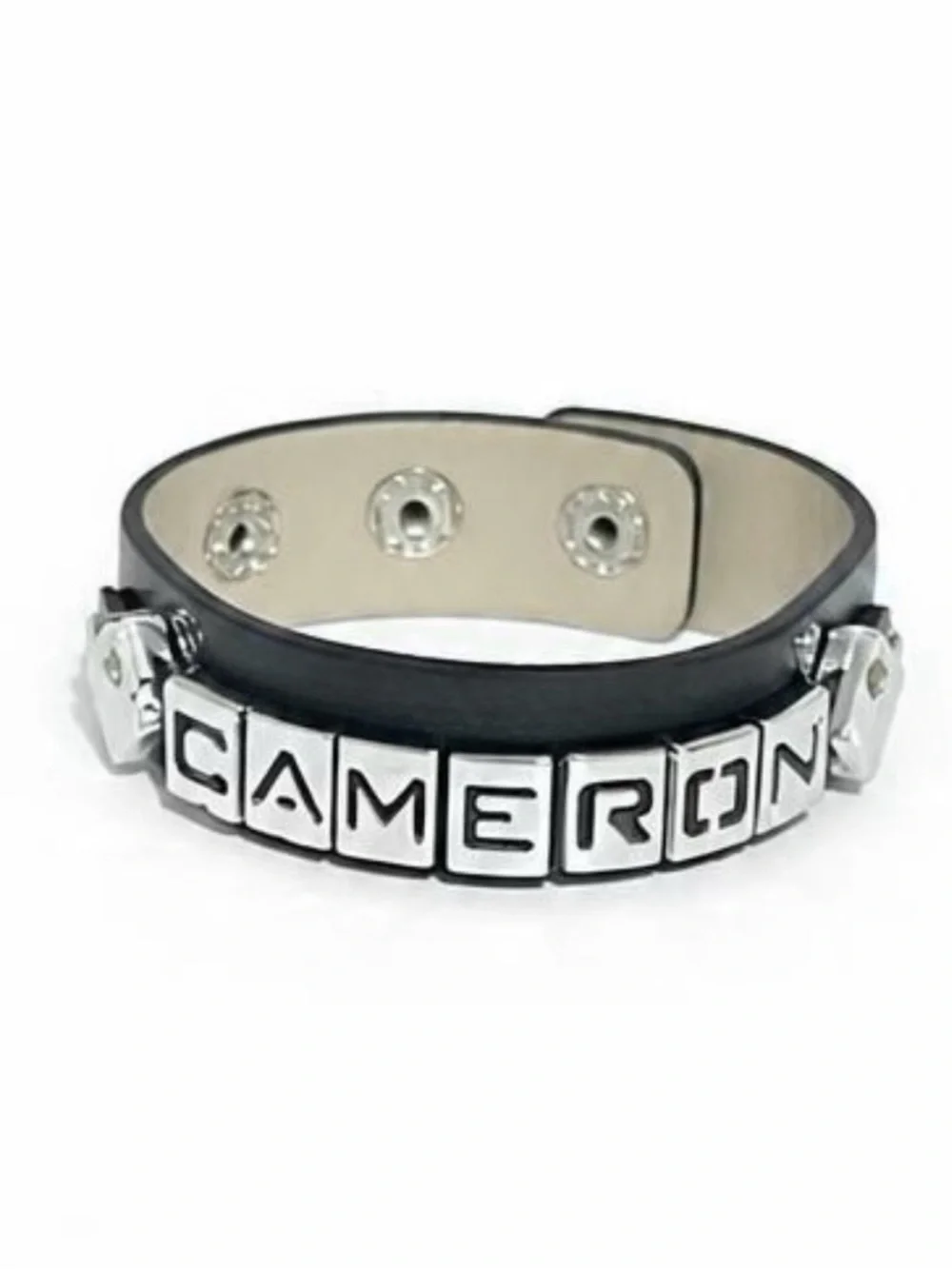 Cameron Chain ID Bracelet & Leather Snap Bracelet